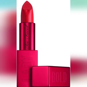 Too Faced Lady Bold Lipstick NIB